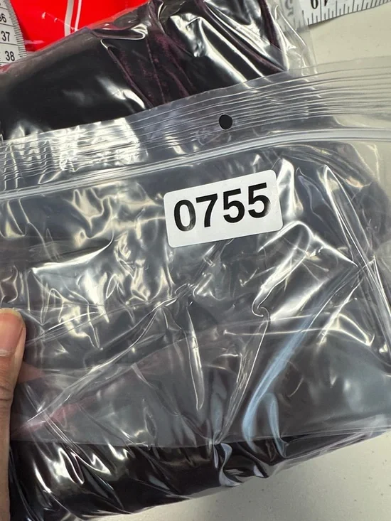 Adenlyn Rae Velvet Midi Slip Dress Burgundy Size M V Neck Party Whimsigoth Chic - Picture 13 of 13